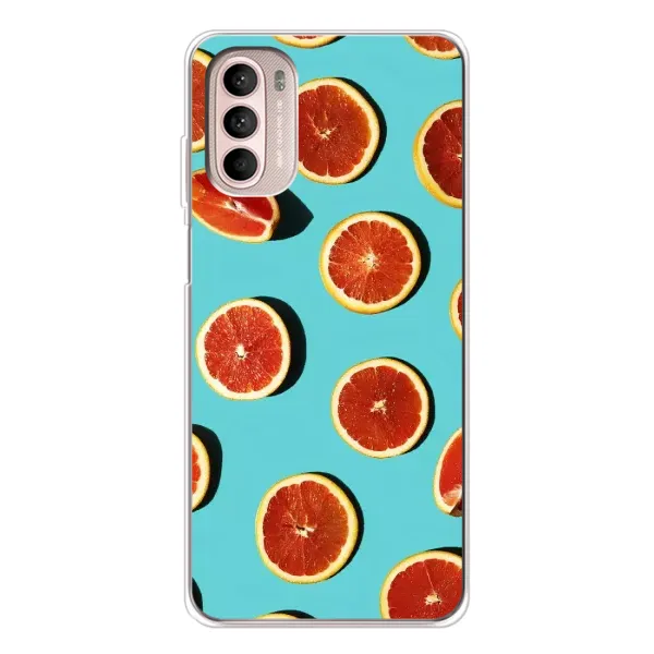 Чохол з принтом «Грейпфрут» для Motorola MOTO G52 Чохол з принтом «Грейпфрут» для Motorola MOTO G52