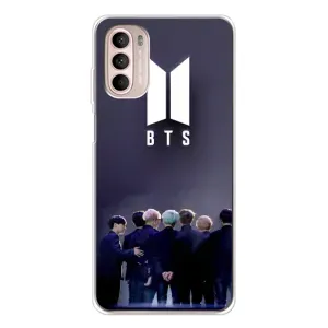 Чехлы BTS для Motorola MOTO G52 (AlphaPrint) (Группа BTS)