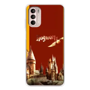 Чехлы с Гарри Поттером для Motorola MOTO G52 (AlphaPrint) (Hogwarts)