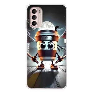 Чохол з мемом Тралалело тралала на Motorola MOTO G52 (Капучіно асасіно)