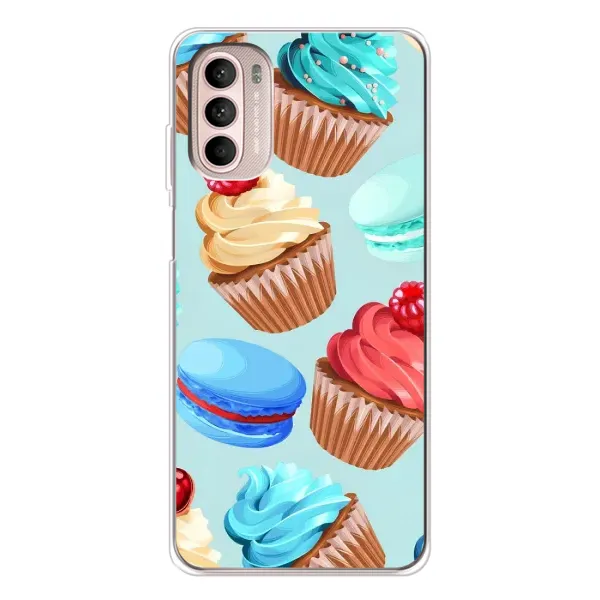 Чохол з принтом «Кексики» для Motorola MOTO G52 Чохол з принтом «Кексики» для Motorola MOTO G52
