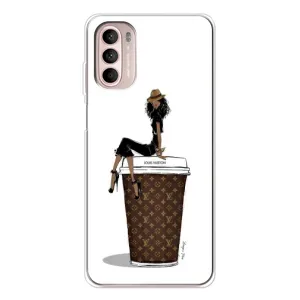 Чохли Луі Вітон для Motorola MOTO G52 (AlphaPrint - LOUIS VUITTON) (кава LOUIS VUITTON)