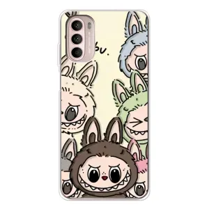 Чохол з Лабубу на Motorola MOTO G52 (Золота мавпа Bored Ape)