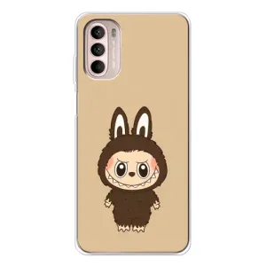 Чохол з Лабубу на Motorola MOTO G52 (Bored Ape в червоному)
