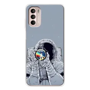 Чохол NASA для Motorola MOTO G52 (AlphaPrint) (Космонавт фото)