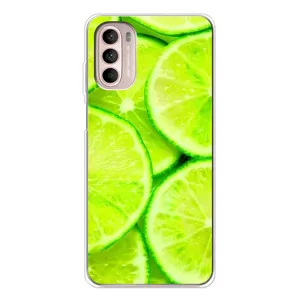 Чохли з фруктами для Motorola MOTO G52 (VPrint) (Лайм)