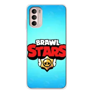 Чехлы Brawl Stars для Motorola MOTO G52 (AlphaPrint) (Лого Бравл Старс)