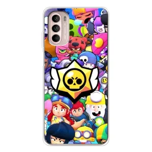 Чехол с принтом «Лого Brawl Stars» для Motorola MOTO G52