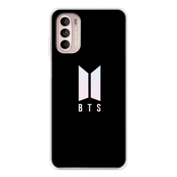 Чехол с принтом «Лого BTS» для Motorola MOTO G52 Чехол с принтом «Лого BTS» для Motorola MOTO G52