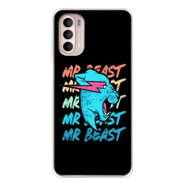 Чехол с принтом «logo Mr beast» для Motorola MOTO G52