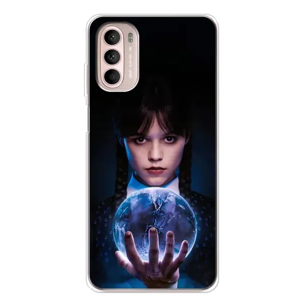 Чохол з принтом «Магічна сфера Венздей» для Motorola MOTO G52