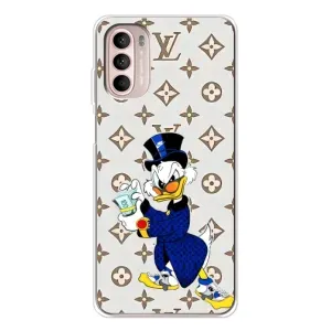 Чехли для Motorola MOTO G52 - Скрудж МакДак Louis Vuitton (PREMIUMPrint) (Макдак на стилі)