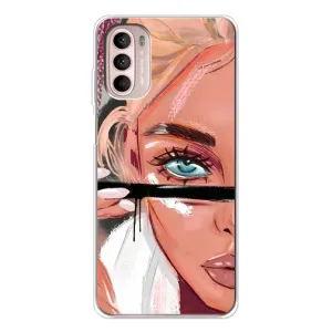 Чохол з друком для Motorola MOTO G52 - (Мода) (AlphaPrint) (Макіяж)