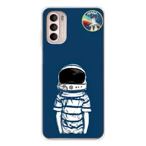 Чохол NASA для Motorola MOTO G52 (AlphaPrint) (Хлопчик в шоломі)