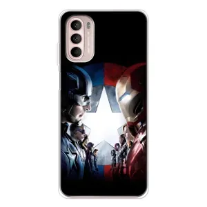 Чехол с принтом «Марвел стайл» для Motorola MOTO G52