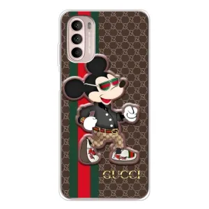 Чохли  GUCCI для Мото Джі 52 (AlphaPrint) (Маус Гуччі)