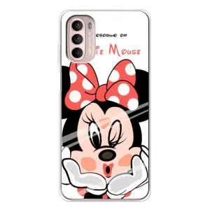 Міккі Маус чохол для Motorola MOTO G52 (AlphaPrint - Мультяшні) (Маус Мінні)