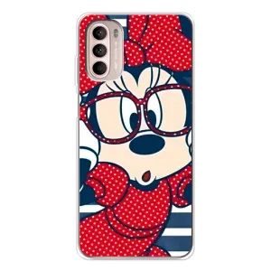 Міккі Маус чохол для Motorola MOTO G52 (AlphaPrint - Мультяшні) (Маус в окулярах)