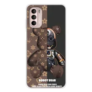 Круті Чохли Луі Віттон для Motorola MOTO G52 (AlphaPrint) (Ведмідь Луі Вітон)