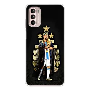 Чохли для Motorola MOTO G52 (Leo чемпіон) (AlphaPrint) (Мессі Король)