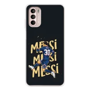 Чохли для Motorola MOTO G52 (Leo чемпіон) (AlphaPrint) (Messi ПСЖ)