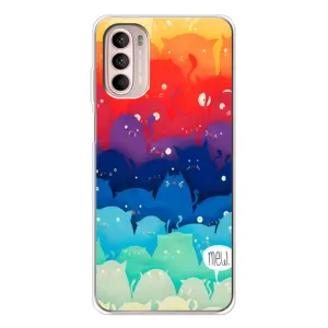 Чохол на Мото Джі 52 з Котиками (VPrint) (Mew)