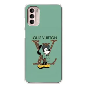 Чохли Луі Вітон для Motorola MOTO G52 (AlphaPrint - LOUIS VUITTON) (Міккі Маус LV)