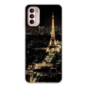 Чохол Ейфелева Вежа Motorola MOTO G52 - (AlphaPrint) (Нічний Париж)
