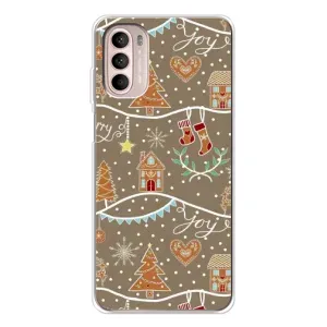 Новорічні, Святкові Чохли для Motorola MOTO G52 - 2024 год (Новорічні пряники)