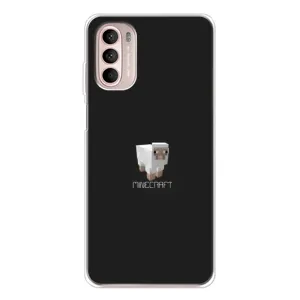 Чохол Майнкрафт на Motorola MOTO G52 (AlphaPrint) Minecraft (Овечка Майнкрафт)