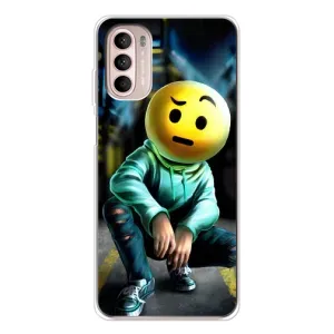 Чохол з принтом «Хлопець смайл» для Motorola MOTO G52