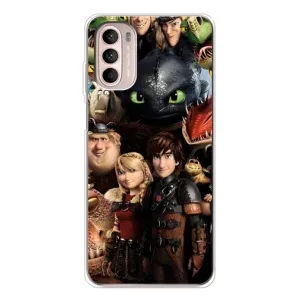 Чохол як приборкати дракона на Motorola MOTO G52 (Персонажі дракона)