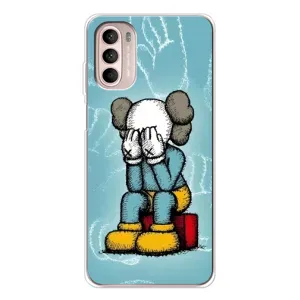 Чохли для Motorola MOTO G52 - Bearbrick Louis Vuitton (PREMIUMPrint) (Плач Bearbrick)