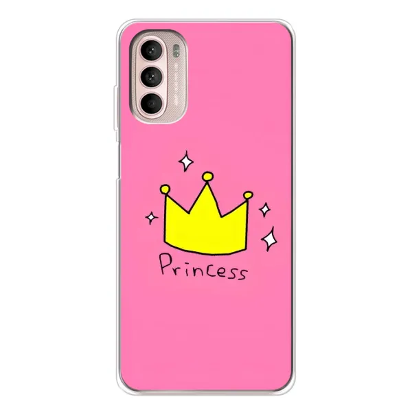 Чехол с принтом «Princess» для Motorola MOTO G52