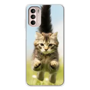 Чохли з Котиками для Motorola MOTO G52 (VPrint) (Прижок кота)