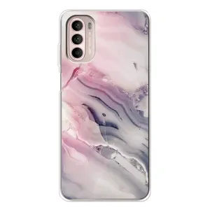 Мраморний чехол на Motorola MOTO G52 (VPrint) (Пурпурний Мрамор)