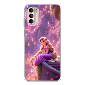 Чохол Рапунцель для Motorola MOTO G52 (Рапунцель у замку)