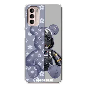 Круті Чохли Луі Віттон для Motorola MOTO G52 (AlphaPrint) (Робот Медведик)