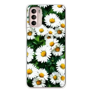 Чехол с принтом «Ромашки» для Motorola MOTO G52
