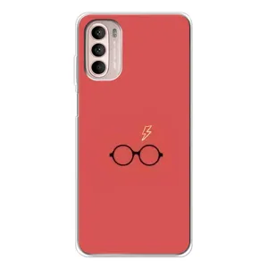 Чехлы с Гарри Поттером для Motorola MOTO G52 (AlphaPrint) (шрам и очки)