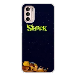 Чохол з мультфільмом Шрек на Motorola MOTO G52 (Відпочиваючий Шрек)