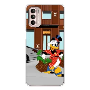Чехли для Motorola MOTO G52 - Скрудж МакДак Louis Vuitton (PREMIUMPrint) (Скрудж ЛВ)