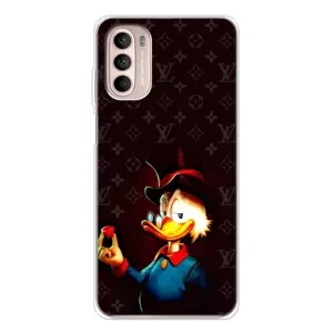 Чехли для Motorola MOTO G52 - Скрудж МакДак Louis Vuitton (PREMIUMPrint) (Скрудж з ботліантом)