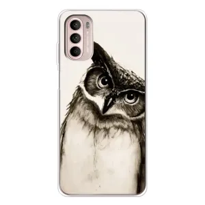 Чохол з пташками на Motorola MOTO G52 (VPrint) (Сова)