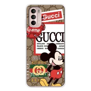 Чохол Disney Mouse Motorola MOTO G52 (PREMIUMPrint) (Стильний Міккі)