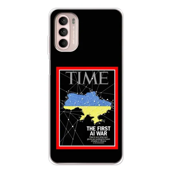 Чехол с принтом «TIME Ukraine» для Motorola MOTO G52