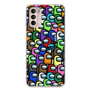 Чохли Амонг Ас для Motorola MOTO G52 (AlphaPrint) (Убитий)