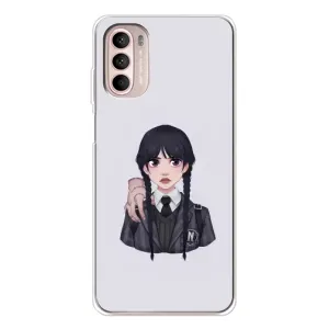 Чохли Венсдей на Motorola MOTO G52 Уенсдей (AlphaPrint) (Венздей і Річ)