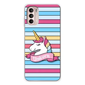 Чохол для Мото Джі 52 - (Єдинорожки - Новинки) (AlphaPrint) (Unicorn)