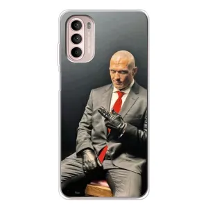 Чохол з картинкою Олександр Усик для Motorola MOTO G52 (Усик Hitman)